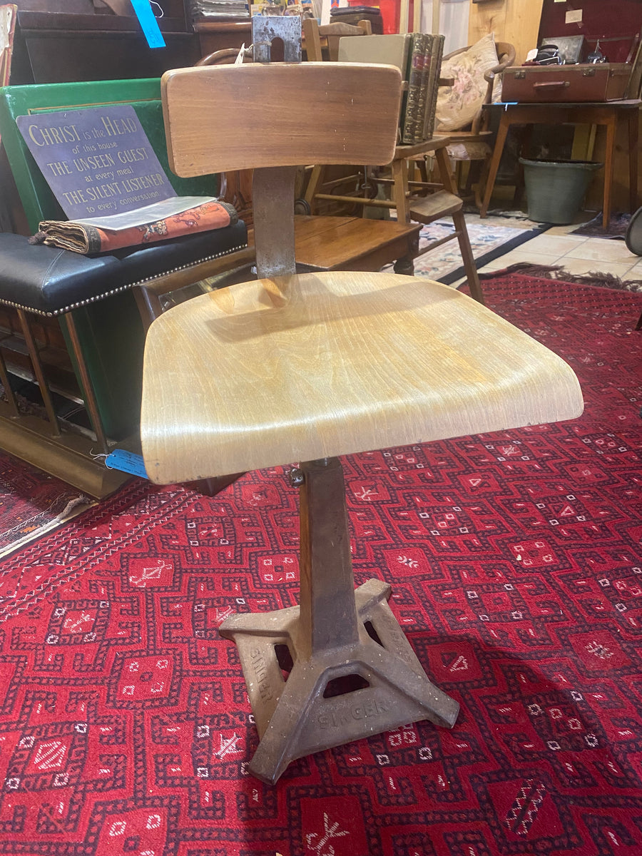 Singer Sowing Machine Work Stool – Athenry Antiques