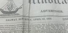 The Galway Vindicator and Connaught Advertiser - Saturday April 23rd 1853.