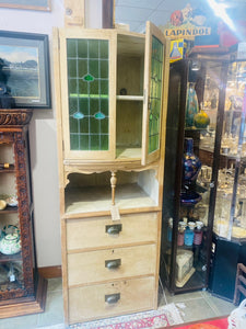 Glazed Pine Arts & Crafts Cabinet