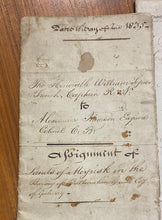 Deeds for land at Moyrusk, Ballinahich, Co.Galway, 1835. Between Capt. William French (Royal Navy, Monivea) & Col. Alexander Thompson, (Connacht Rangers) of Salruck House, Ballinahinch. 8000 acres.
