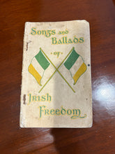 Songs and Ballads of Irish Freedom - Fountain Bookshop, Cork - 1920