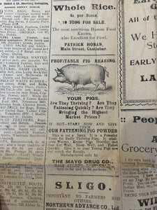 An excellent pair of Connaught Telegraph newspapers from 1919 and 1923