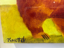 Graham Knuttel 1954-2023
“Ginger Cat” - Oil on Canvas