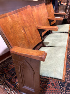 1930’s Gothic Revival Theatre Seats.