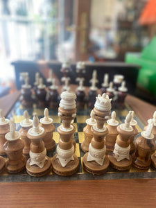 Chess Table with Pieces.