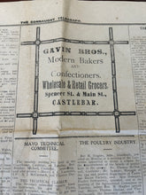 An excellent pair of Connaught Telegraph newspapers from 1919 and 1923