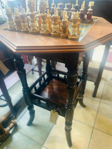 Chess Table with Pieces.