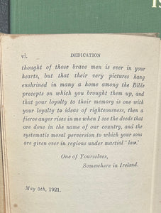 The Trail of the Black and Tans - By “The Hurler on the ditch” (Mrs. Emily Ussher) Talbot Press, Dublin- 1921.