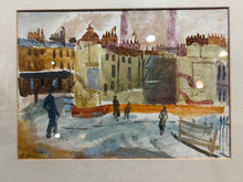 Elizeabth Rivers RHA (1903-1964)
Oil on board.
Pimlico, Dublin 8.