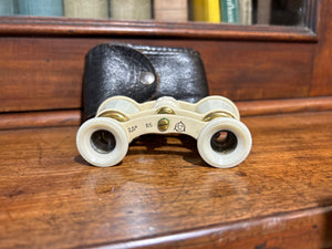 Faux Ivory Bakelite Opera Glasses