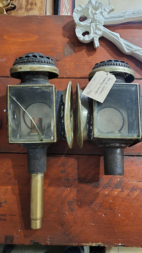 Pair Carraige Lamps