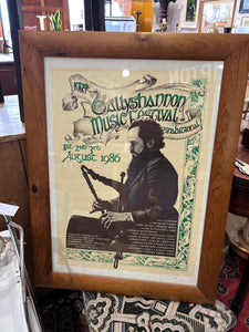 Ballyshannon Traditional Music Festival - August 1986 - Original Poster