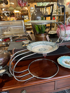 Chrome Art Deco Cake Stand