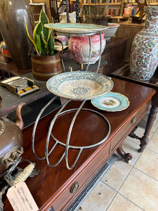 Chrome Art Deco Cake Stand