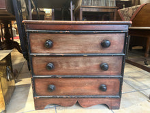 Victorian Commode - Minature chest of drawers.