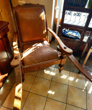 Large Anglo-Indian Walnut Plantation Chair