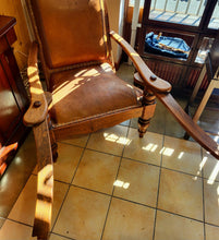 Large Anglo-Indian Walnut Plantation Chair
