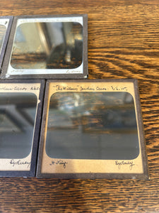 Henry King - Jenolan Caves, NSW. Original signed glass photographic slides. (5) circa 1880’s
