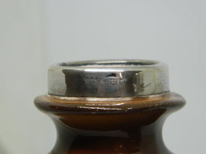 Pair of Silver Tipped Candlestick Holders