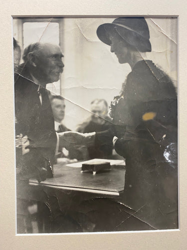 Douglas Hyde - Freedom of Galway, original photo. 1939