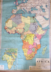 Large School Map of Africa.