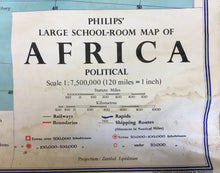 Large School Map of Africa.